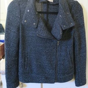 Loft knit moto jacket size XSP